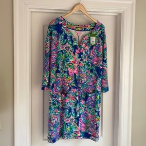 NWT Joyce dress, Indigo Exotic Escapade